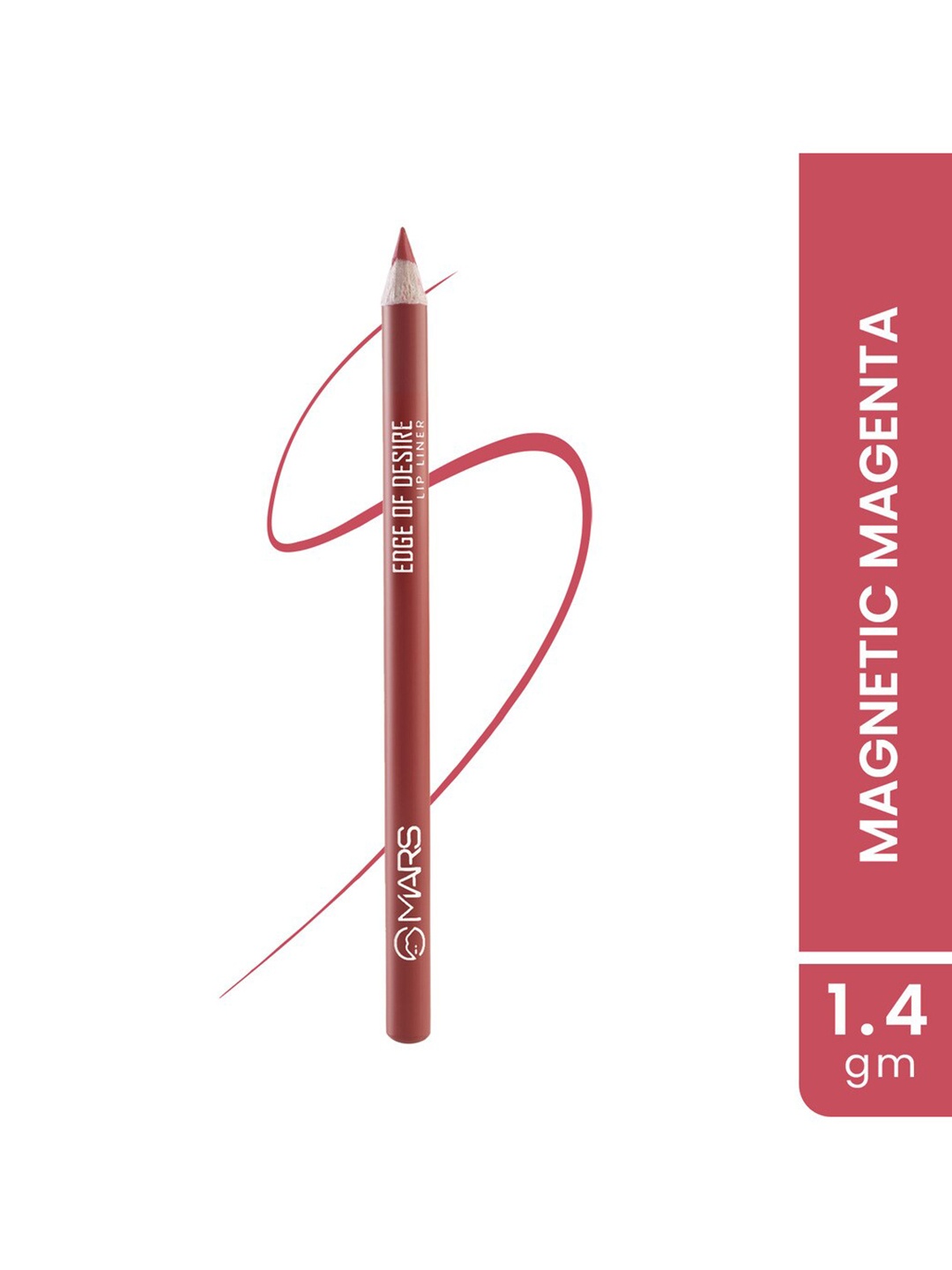 

MARS Edge Of Desire Matte Long Lasting Lip Liner Pencil - 1.4g - Magnetic Magenta 05, Maroon