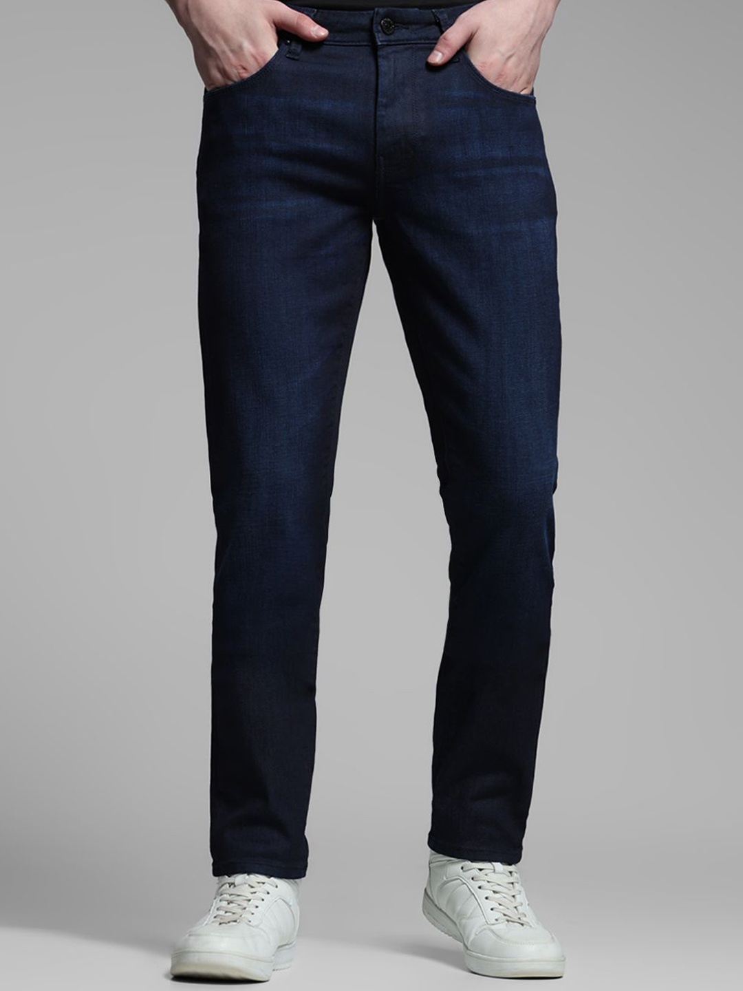 

Jack & Jones Men Slim Fit Clean Look Stretchable Jeans, Blue