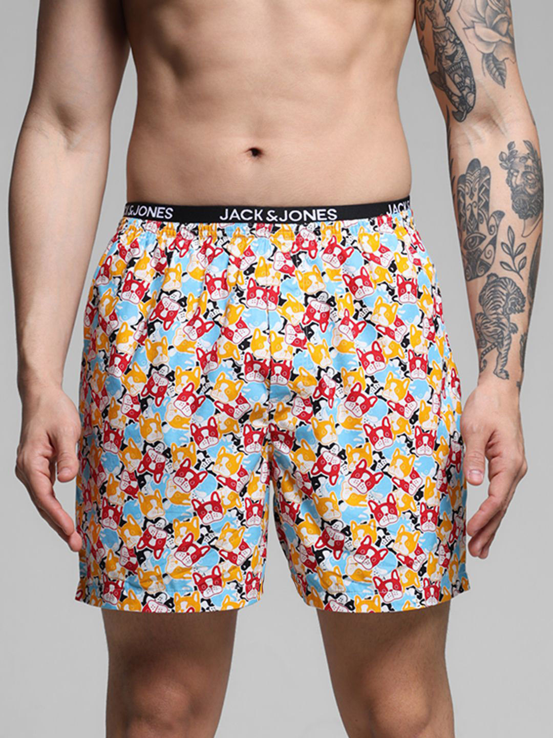 

Jack & Jones Printed Pure Cotton Boxers 9008059001, Yellow