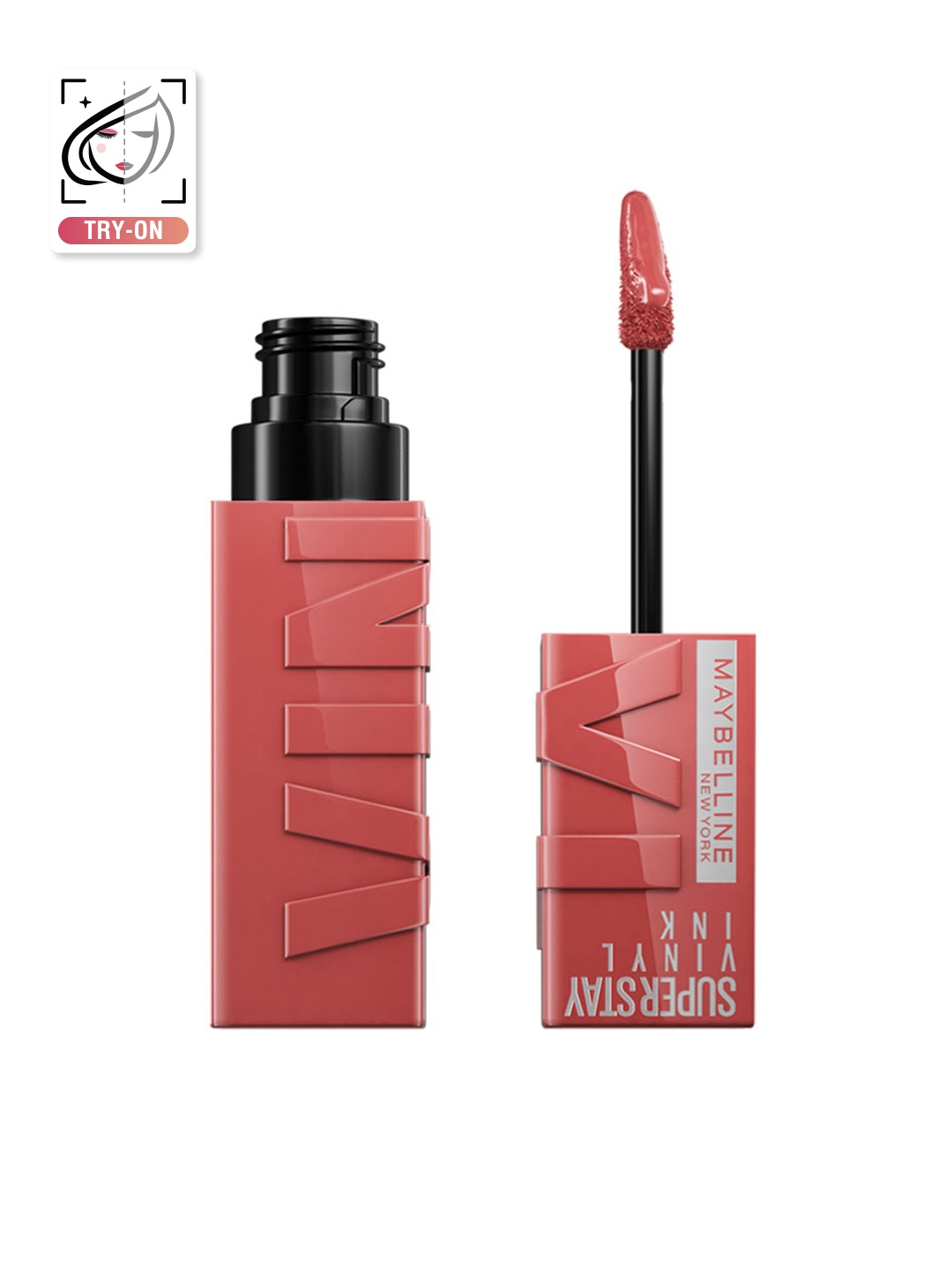 

Maybelline New York Superstay Vinyl Ink Liquid Lipstick - Irresistible - 4.2ml, Nude