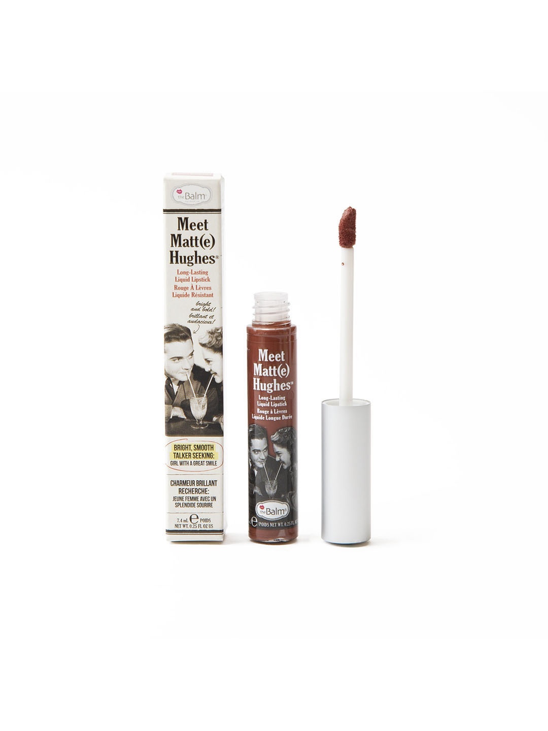 

The Balm Meet Matte Hughes Long Lasting Liquid Lipstick 7.4 ml - Trustworthy, Brown