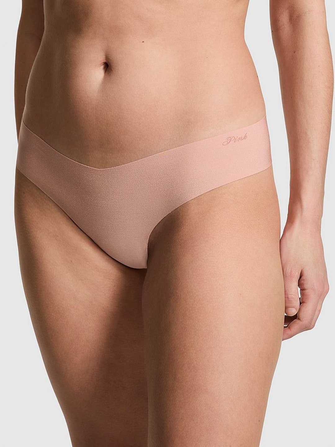 

Victoria's Secret Women Mid-Rise Thongs Briefs, Beige