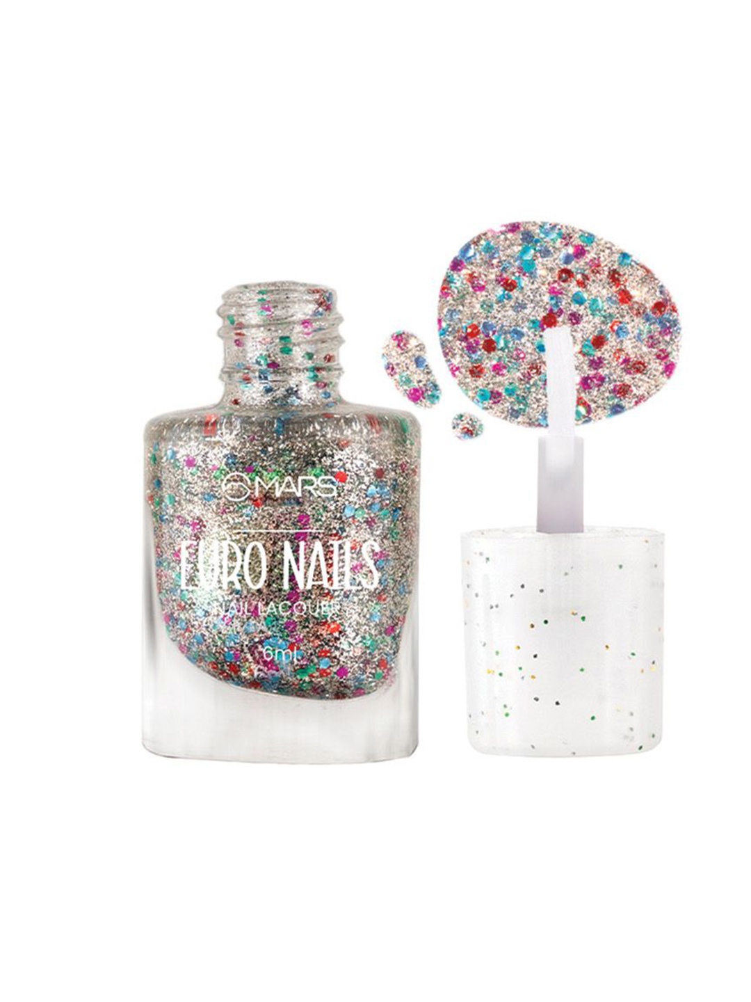 

MARS Euro Glossy Finish Gel Nail Lacquer - 6ml - Shade 48, Multi