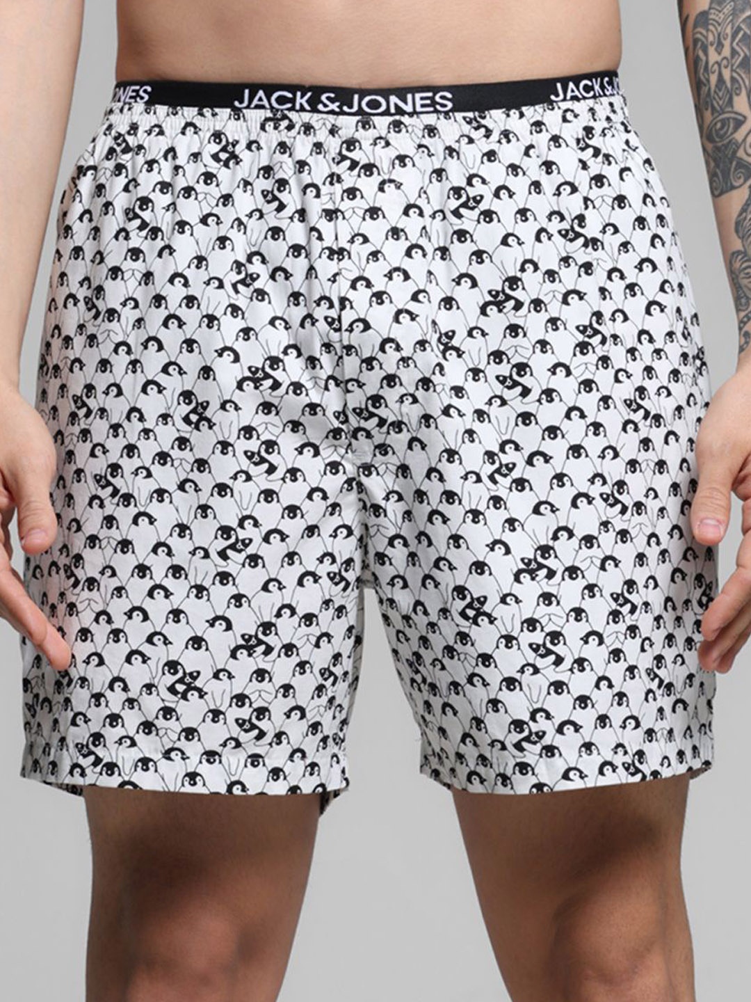 

Jack & Jones Printed Pure Cotton Boxers 9008063001, White