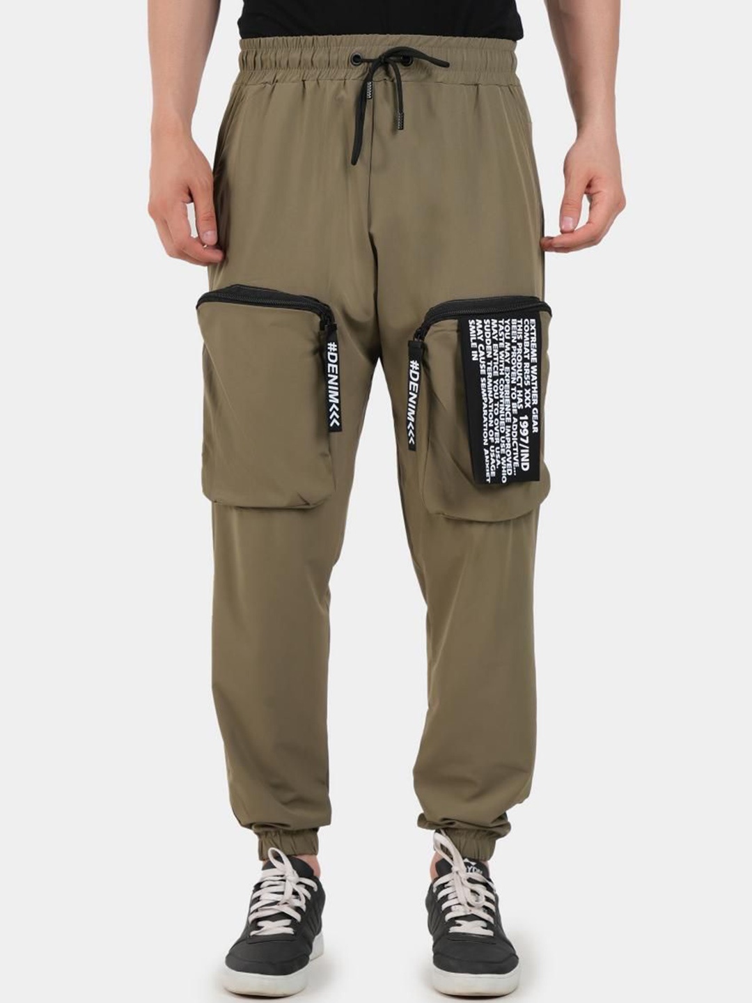 

BOTABOCHI Men Slim-Fit Joggers, Olive