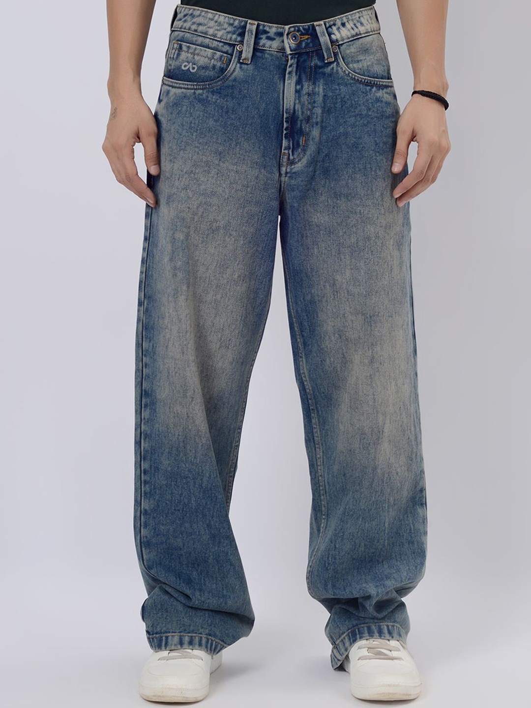 

JADE BLUE Men Relaxed Fit Heavy Fade Jeans
