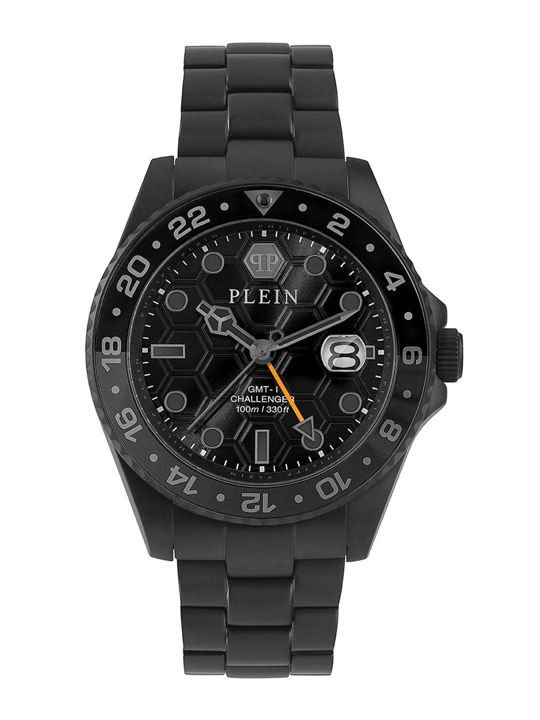 

PHILIPP PLEIN Men Brass Dial & Straps Analogue Watch PWYBA0923, Black