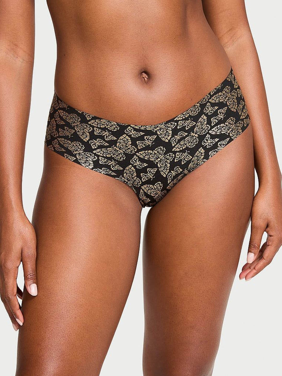 

Victoria's Secret Animal Printed Bikini Briefs-112452576D9O, Black