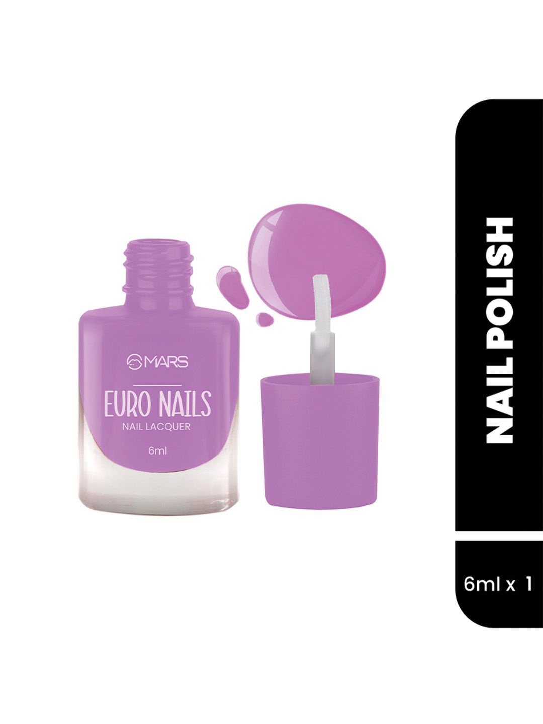 

MARS Euro Glossy Finish Gel Nail Lacquer - 6ml - Shade 03, Purple