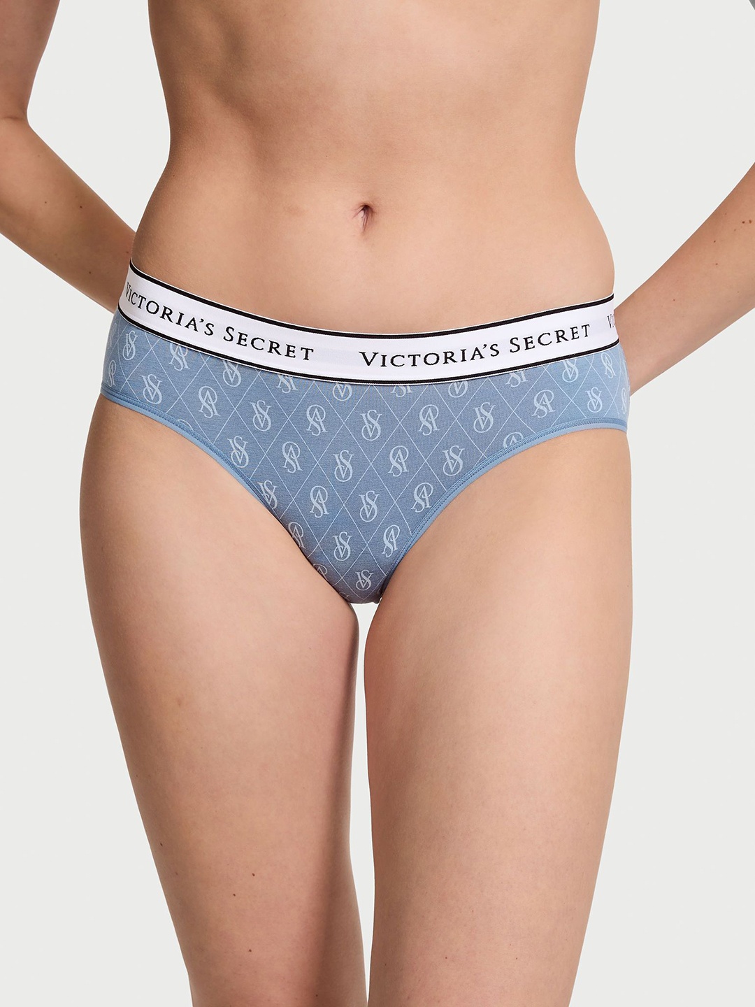 

Victoria's Secret Printed Hipster Women Briefs, Grey