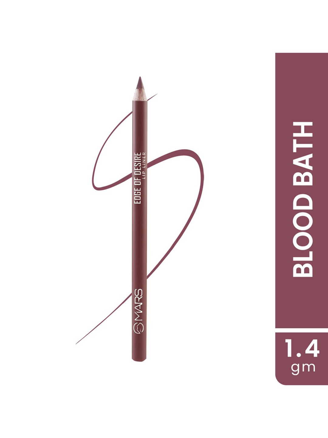 

MARS Edge Of Desire Matte Long Lasting Lip Liner Pencil - 1.4g - Blood Bath 03, Purple