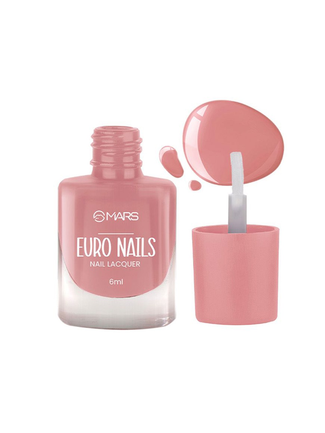 

MARS Euro Nails Glossy Finish Gel Nail Lacquer - 6ml - Shade 12, Peach