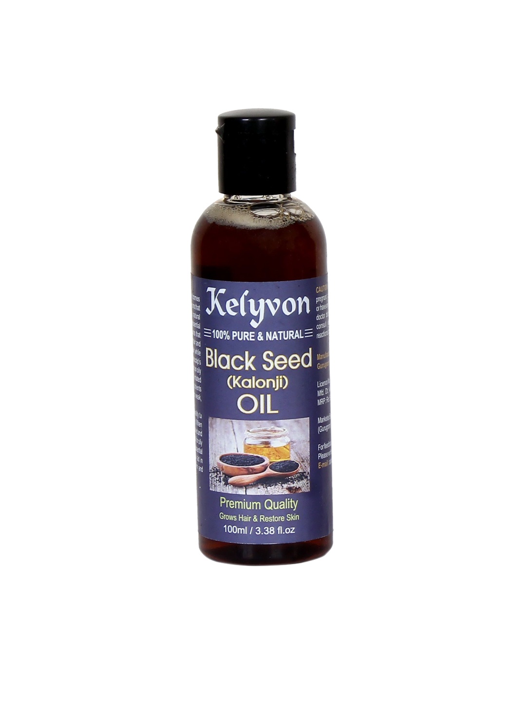 

Kelyvon 100% Pure and Natural Black seed (Kalonji) Oil 100ml