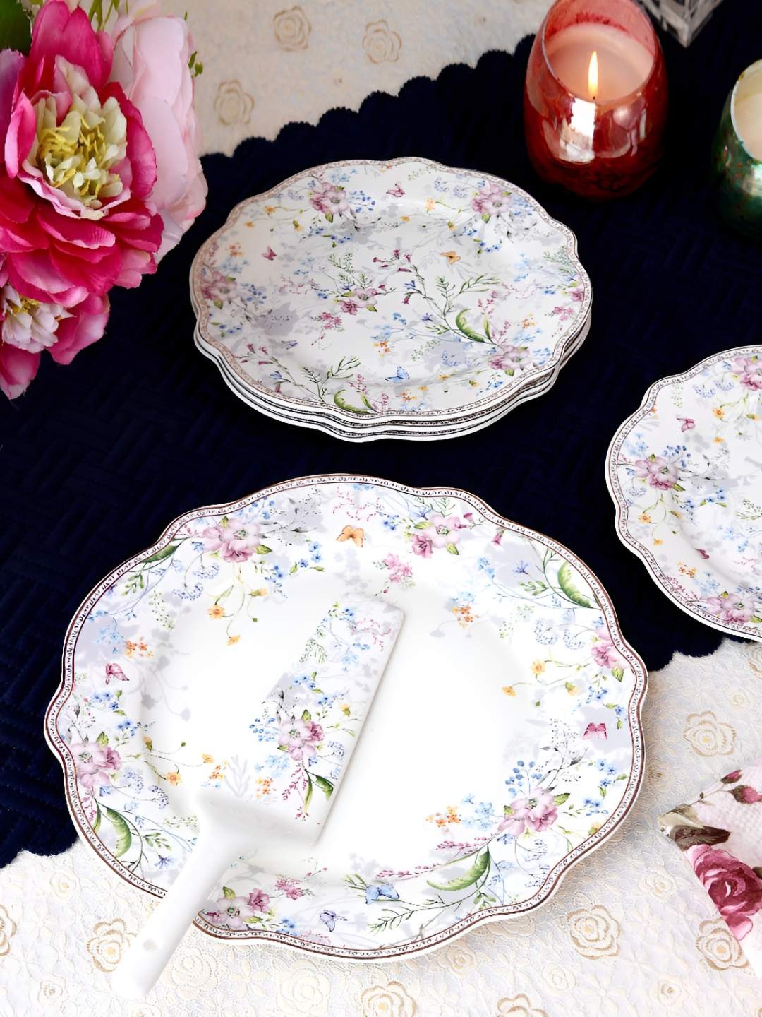 

vigneto White 2024 8 Pieces Porcelain Plates