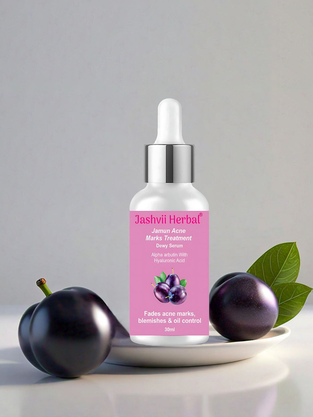 

Jashvii herbal Jamun Acne Marks Treatment Dewy Serum 30 ml, Purple