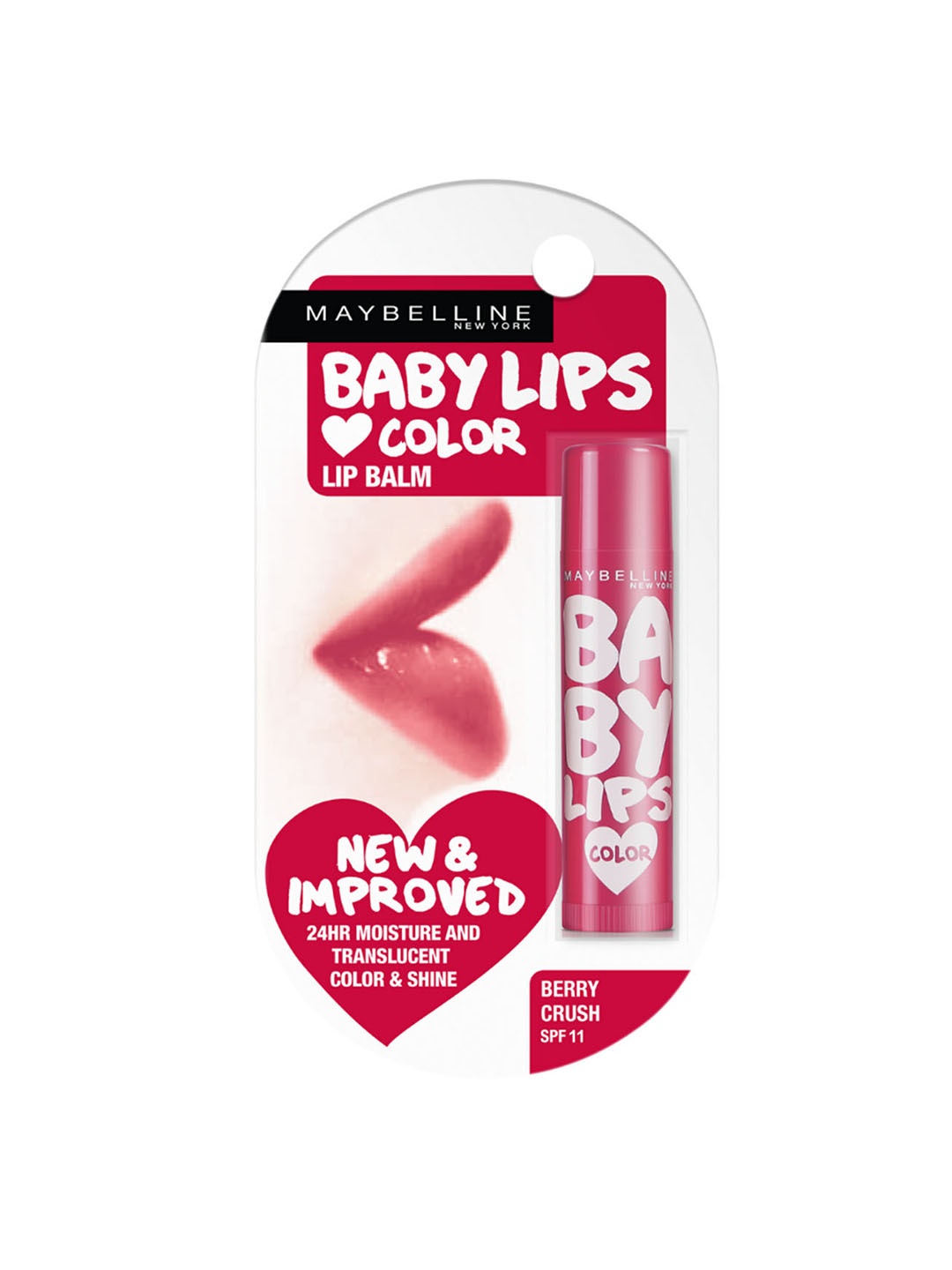 

Maybelline New York Baby Lips Tinted Lip Balm 4g - Berry Crush, Pink