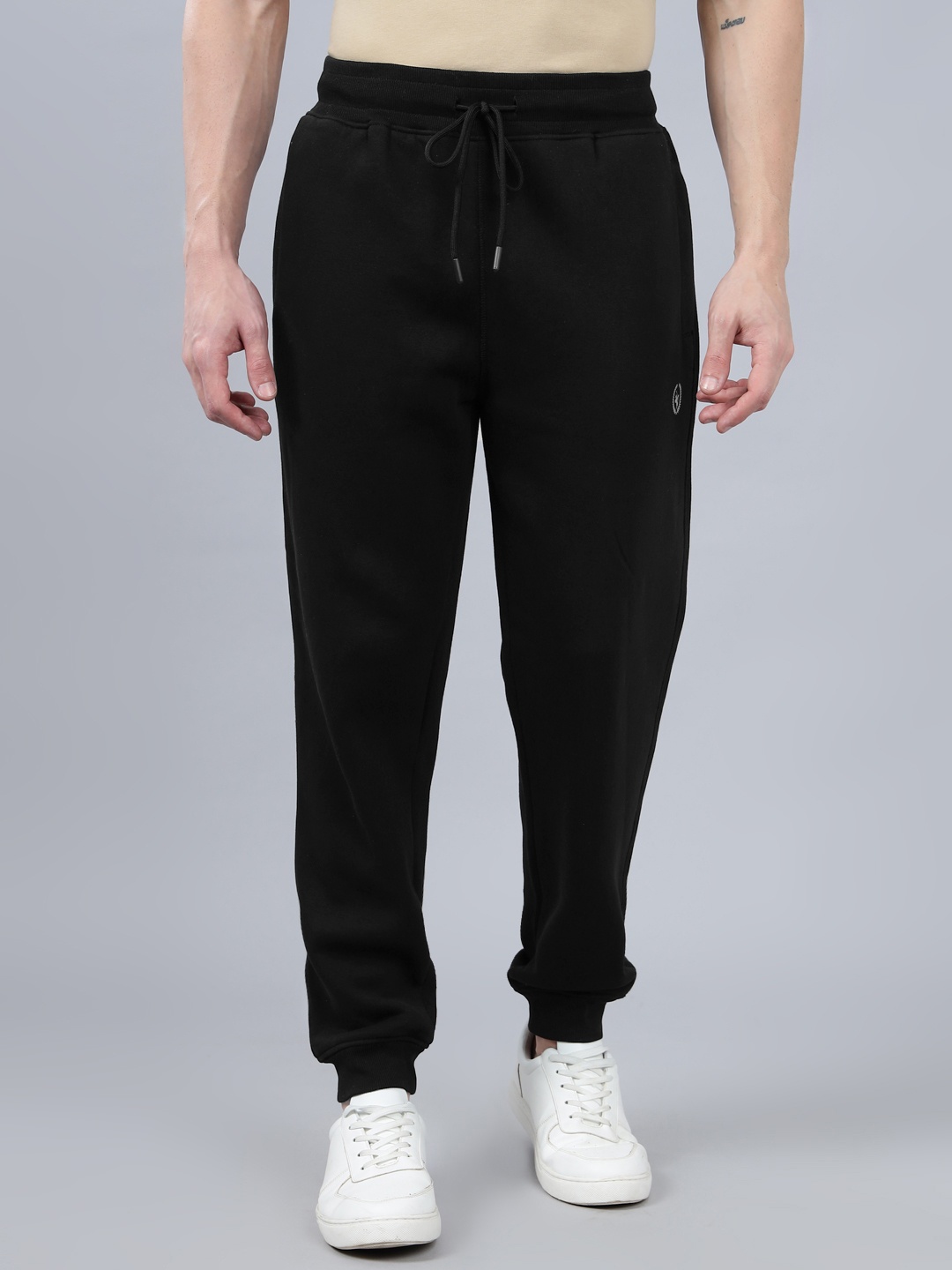 

Cantabil Men Mid Rise Joggers, Black