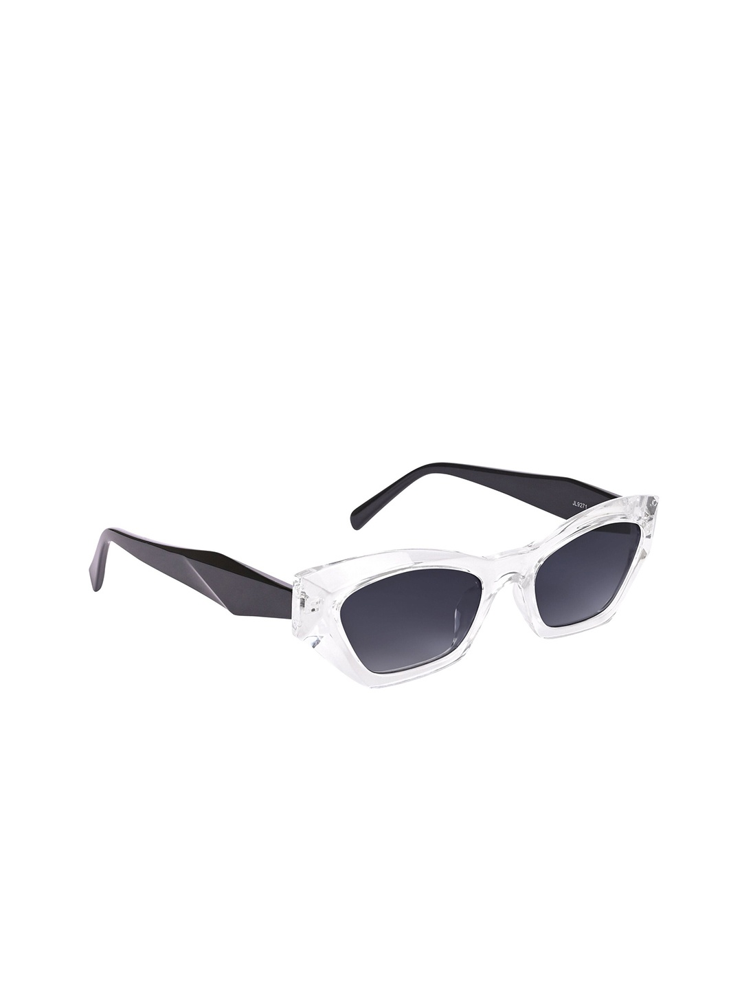 

The Roadster Lifestyle Co UV Protected Cateye Sunglasses ES_97035-31-RS-9271-BLK-CLBK-CE, Black