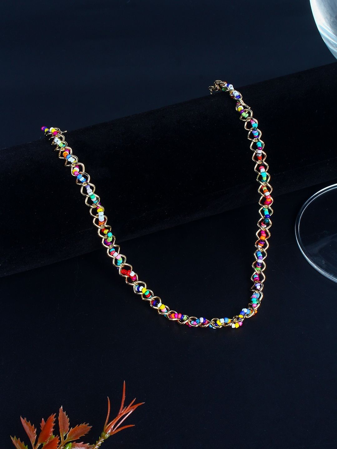 

KPOP Gold-Plated Beaded Necklace