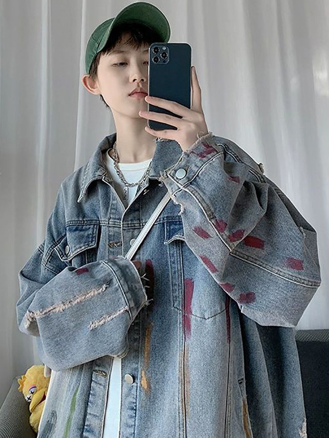 

StyleCast x Revolte Men Abstract Printed Tailored Jacket, Blue