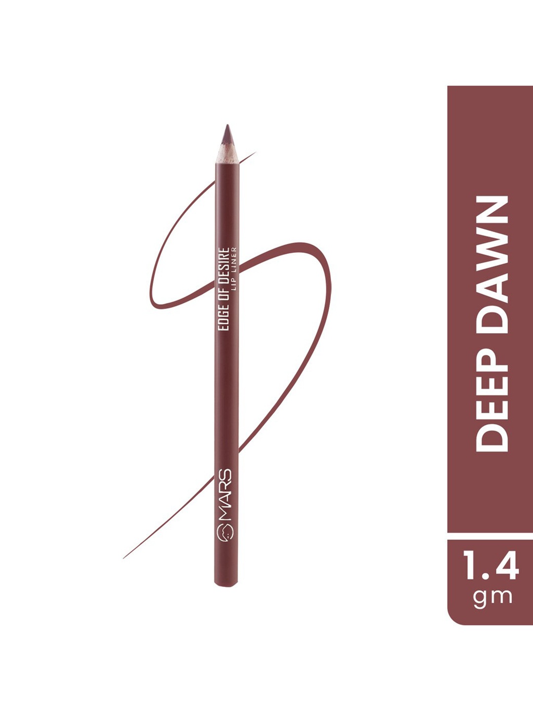 

MARS Edge Of Desire Matte Long Lasting Lip Liner Pencil - 1.4g - Deep Dawn 02, Brown