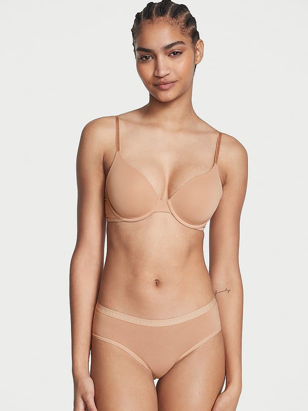

Victoria's Secret Stretchable Hipster Briefs, Beige