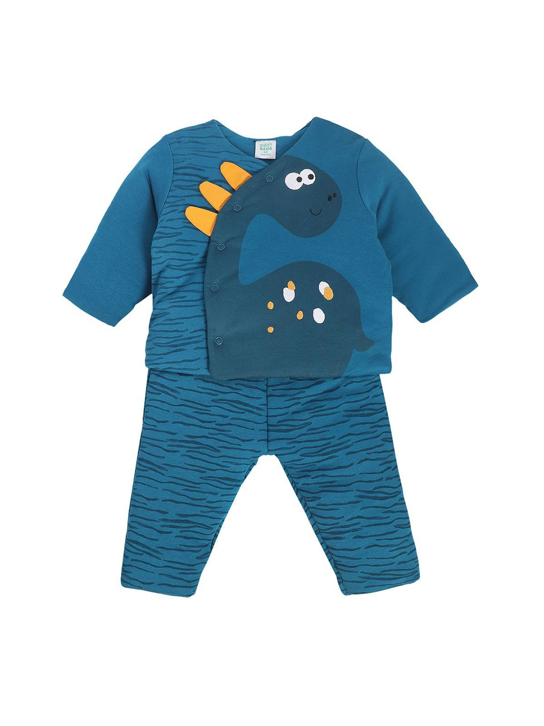 

MINI KLUB Boys Printed Top With Trousers, Blue
