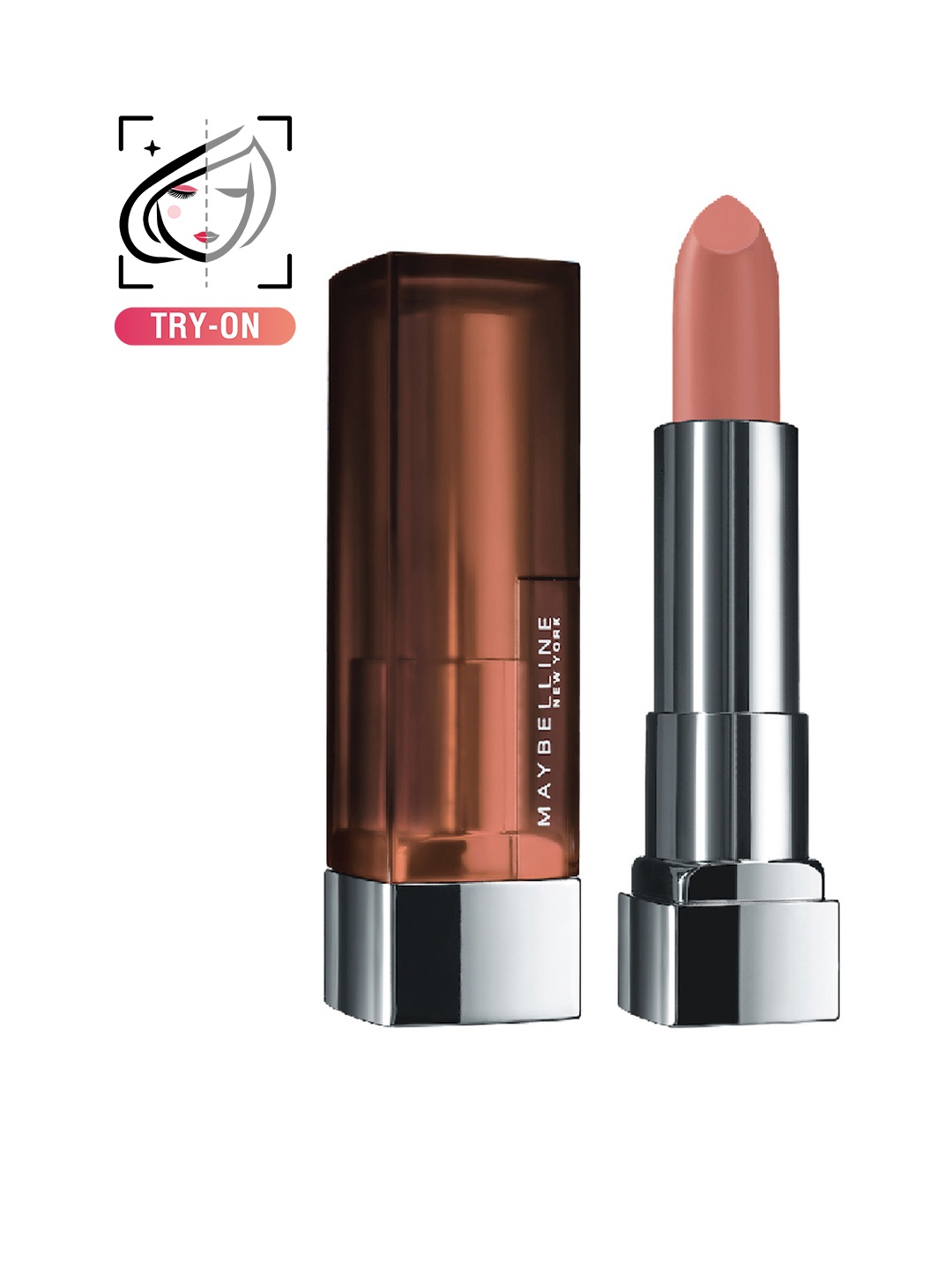 

Maybelline New York Color Sensational Creamy Matte Lipstick- Clay Crush 656, Brown