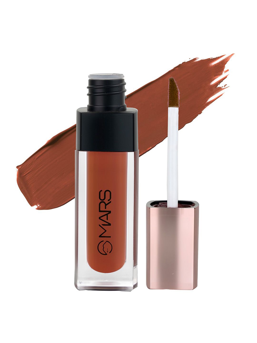 

MARS Popstar Non Transfer Long Lasting Matte Liquid Lipstick 6ml - Rock On 02, Brown