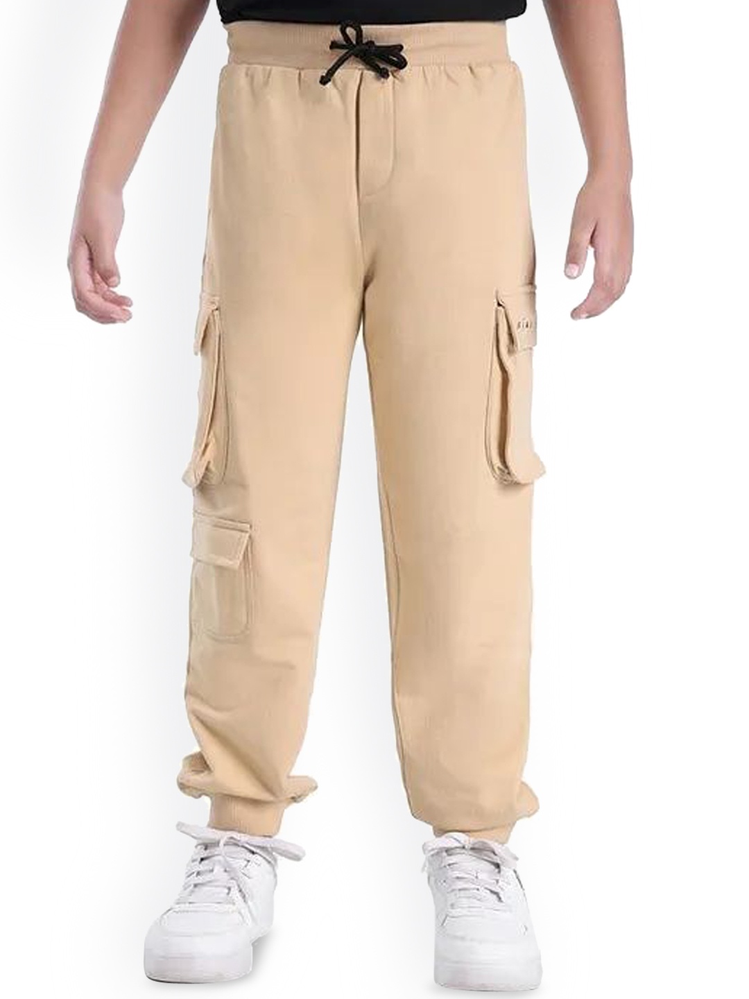 

ARIAS By LARA DUTTA Boys Cotton Joggers, Beige