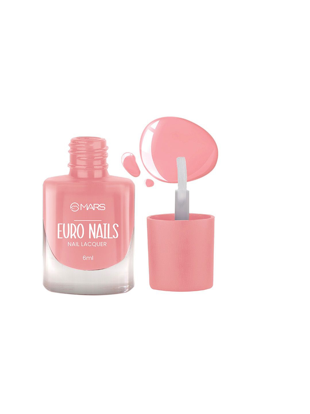 

MARS EURO Glossy Gel Finish Nail Lacquer -6ml-Shade-11, Pink