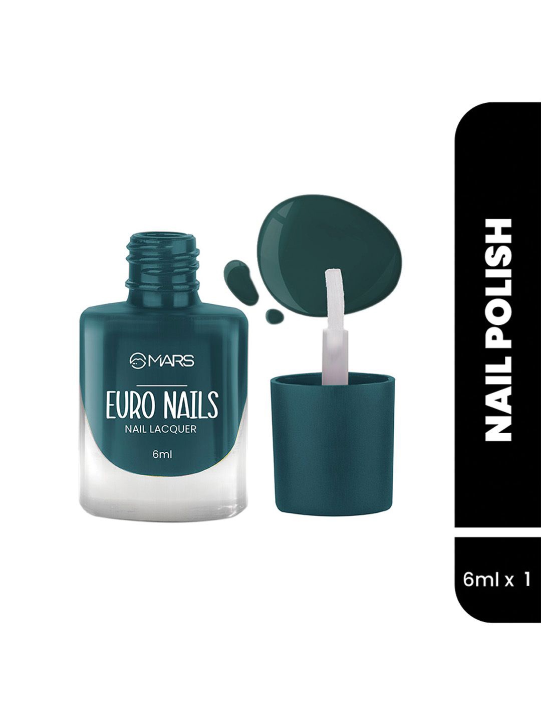 

MARS Euro Quick Drying Glossy Gel Finish Nail Lacquer 6ml - Shade 35, Green