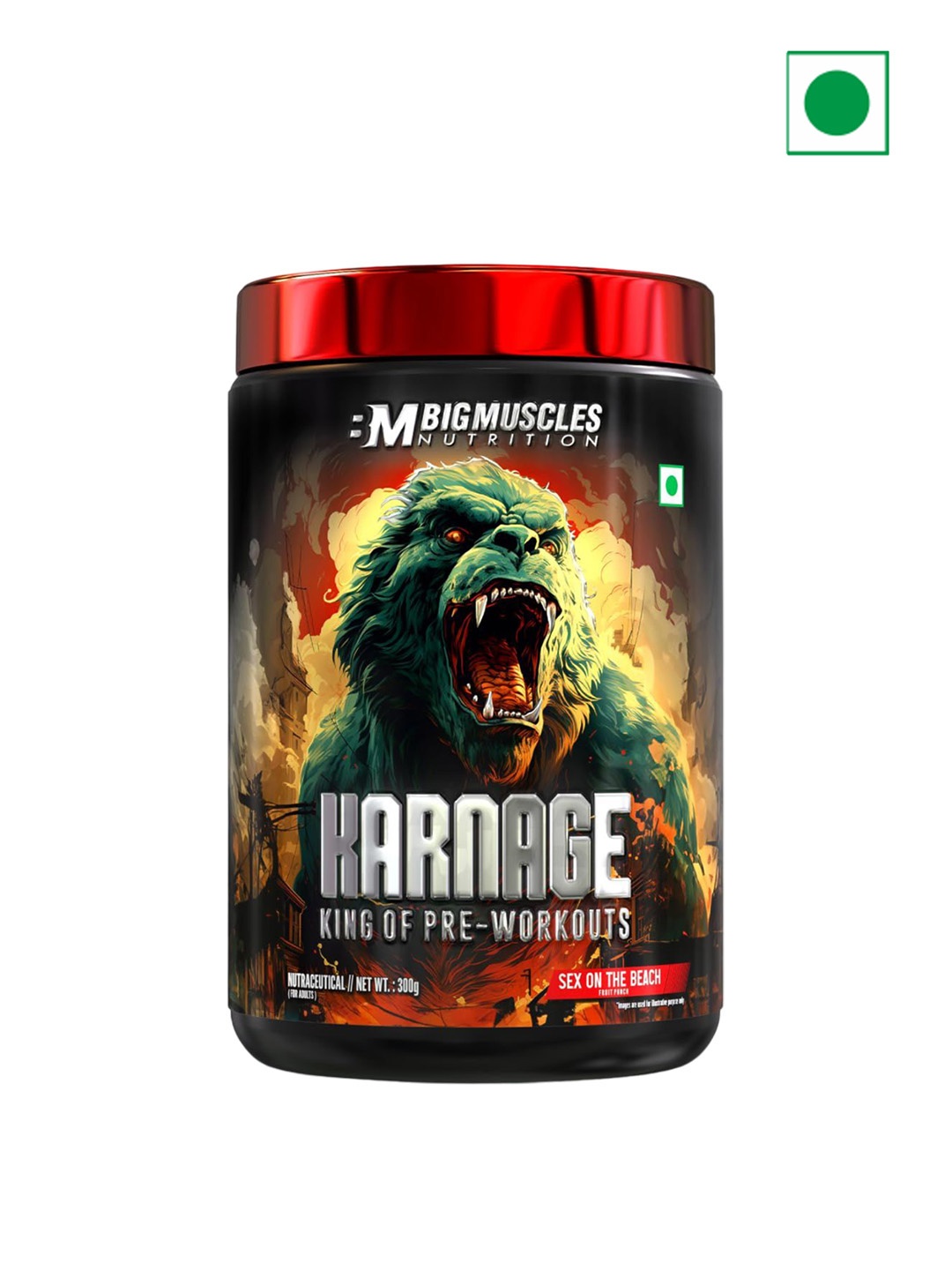 

Bigmuscles Nutrition Karnage Pre Workout -gm, Black