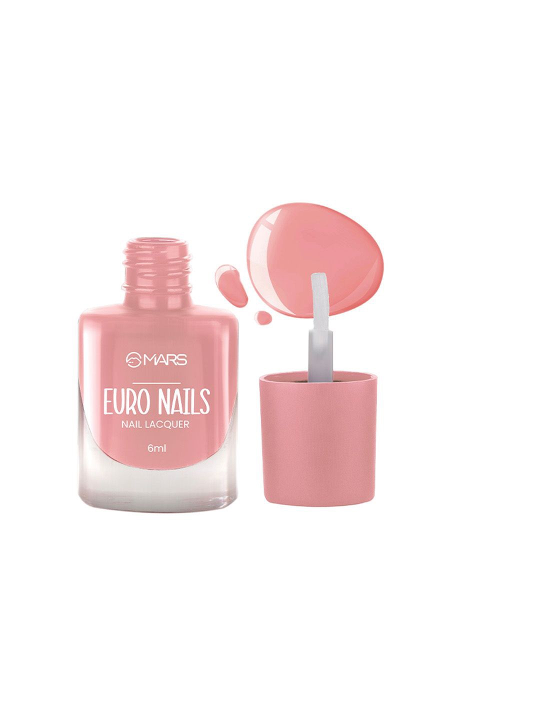 

MARS Euro Quick Drying Glossy Gel Finish Nail Lacquer 6ml - Shade 18, Peach
