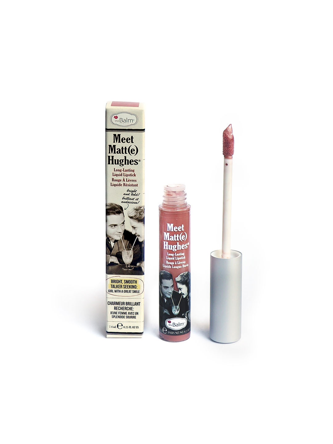 

The Balm Meet Matte Hughes Long Lasting Liquid Lipstick 7.4 ml - Patient, Nude
