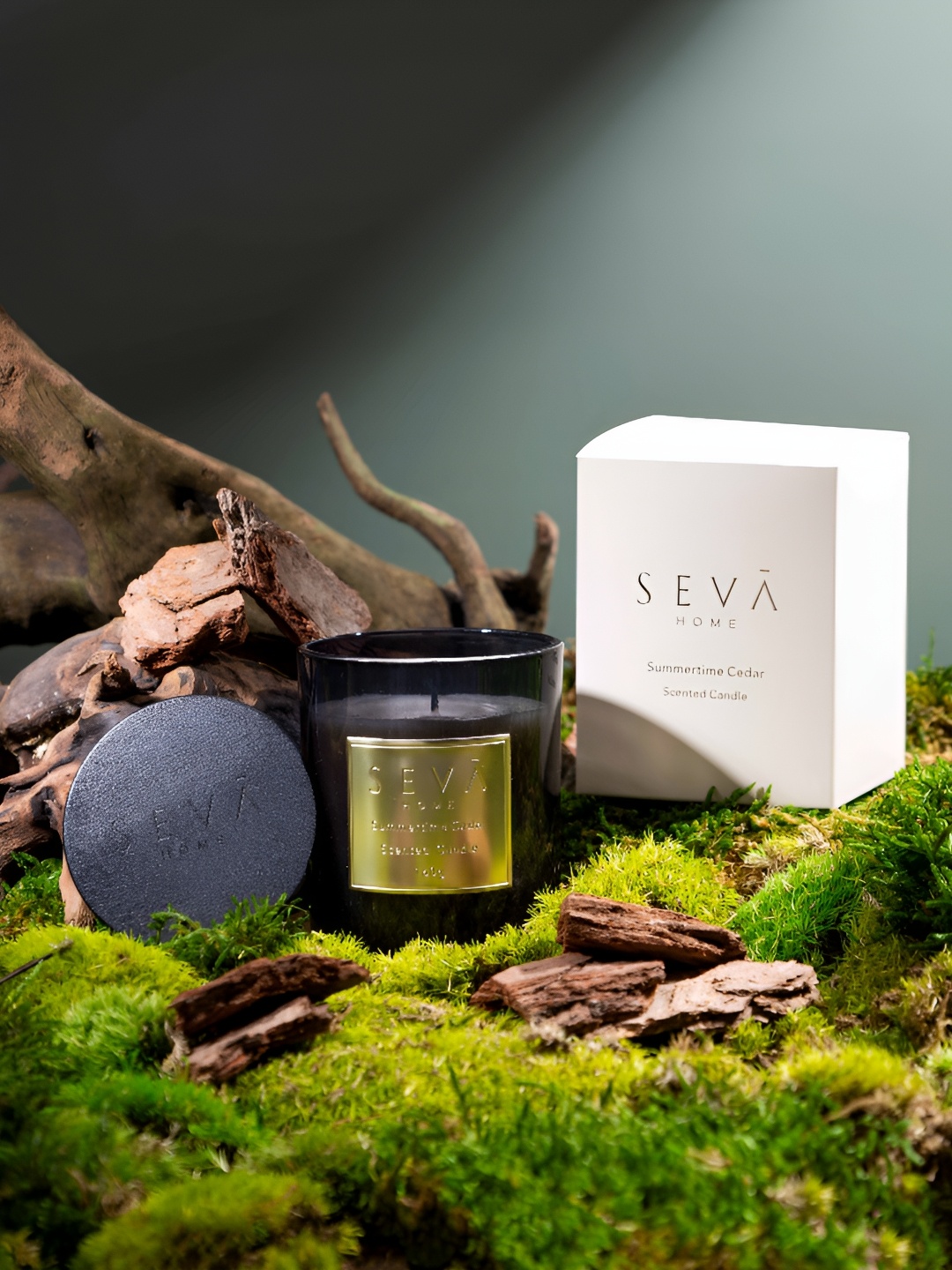 

Seva Home Black & Gold-Toned 1 pieces Jar Candle