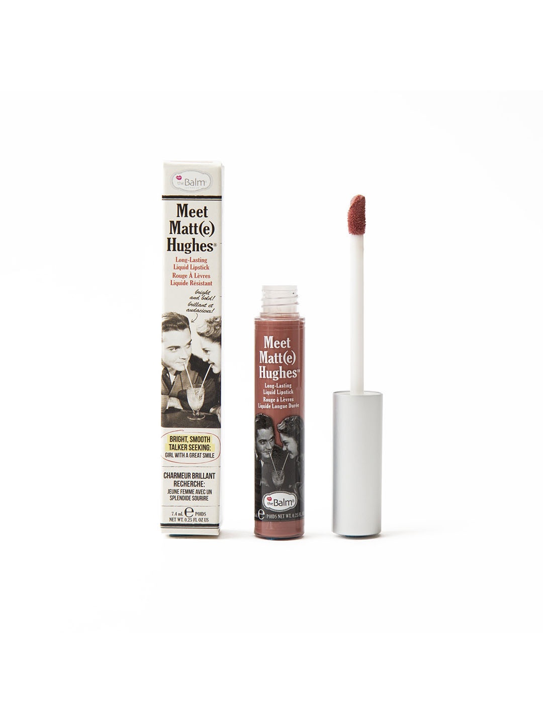 

The Balm Meet Matte Hughes Long Lasting Liquid Lipstick 7.4 ml - Committed, Nude
