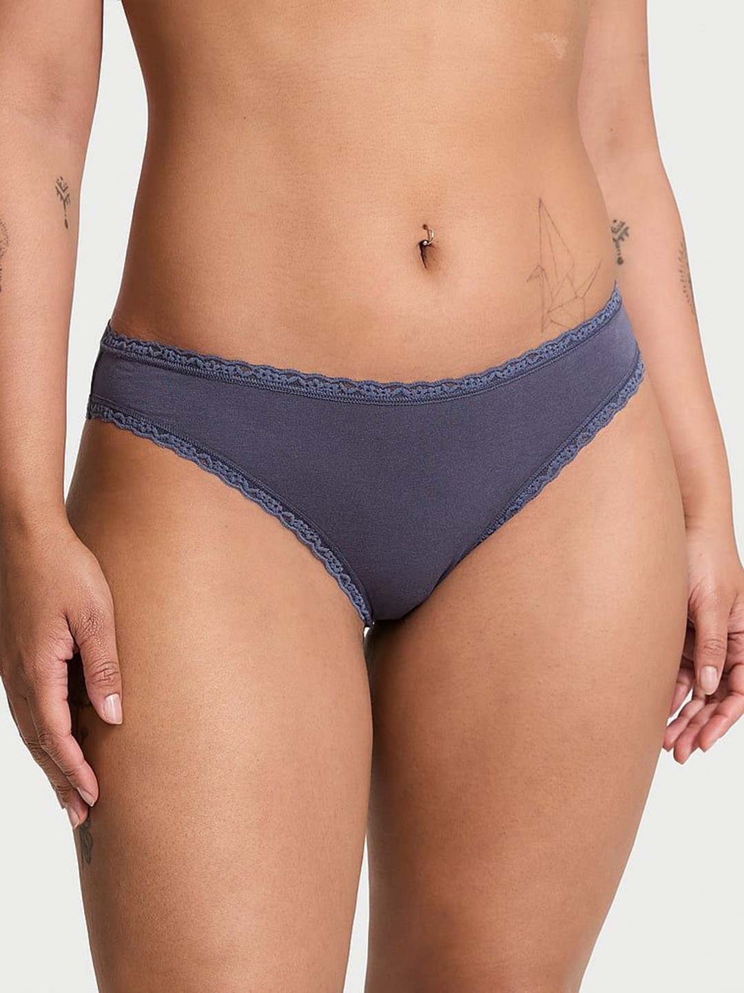 

Victoria's Secret Low-Rise Bikini Women Briefs, Grey