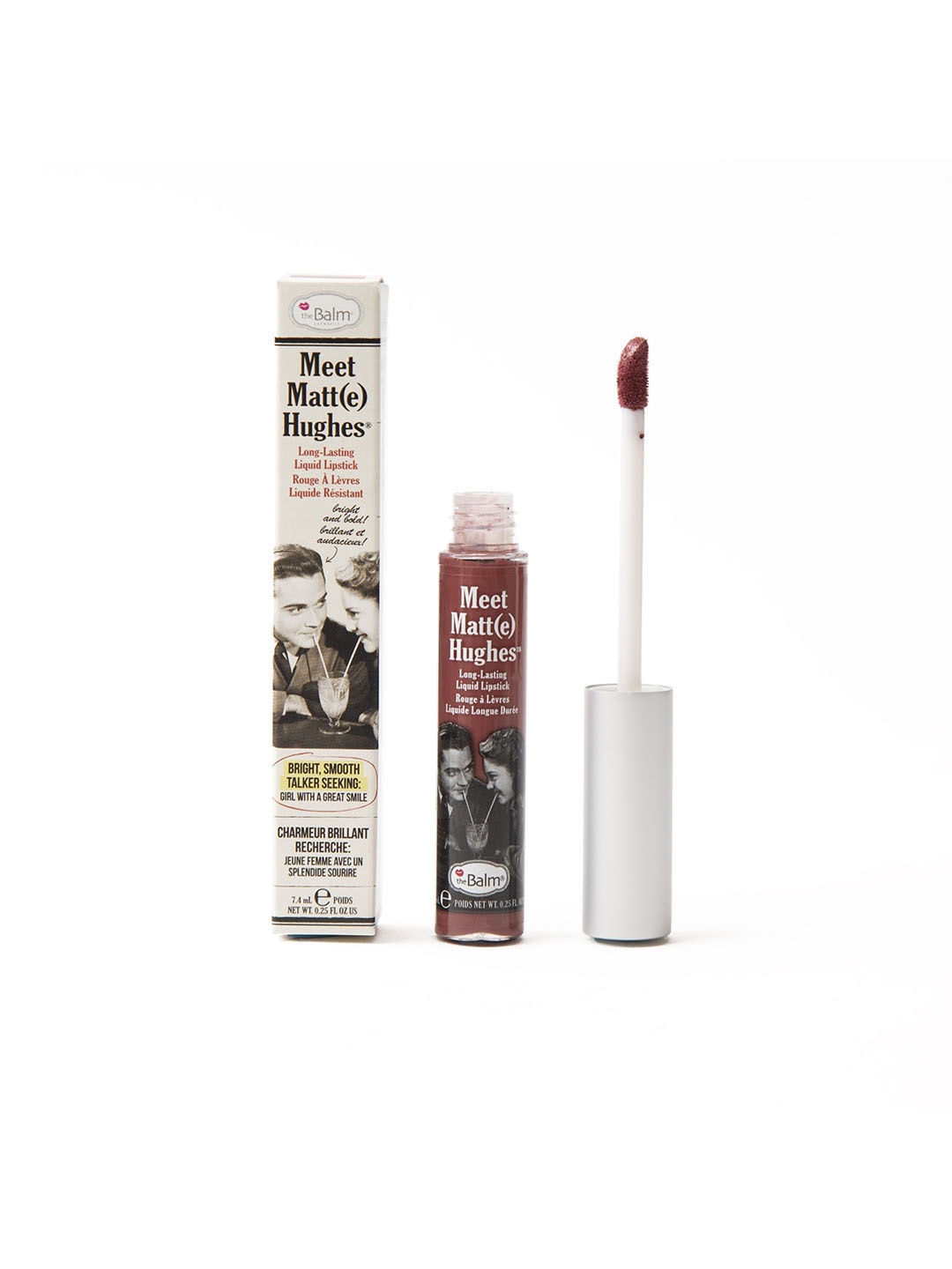 

The Balm Meet Matte Hughes Long Lasting Liquid Lipstick 7.4 ml - Charming, Nude