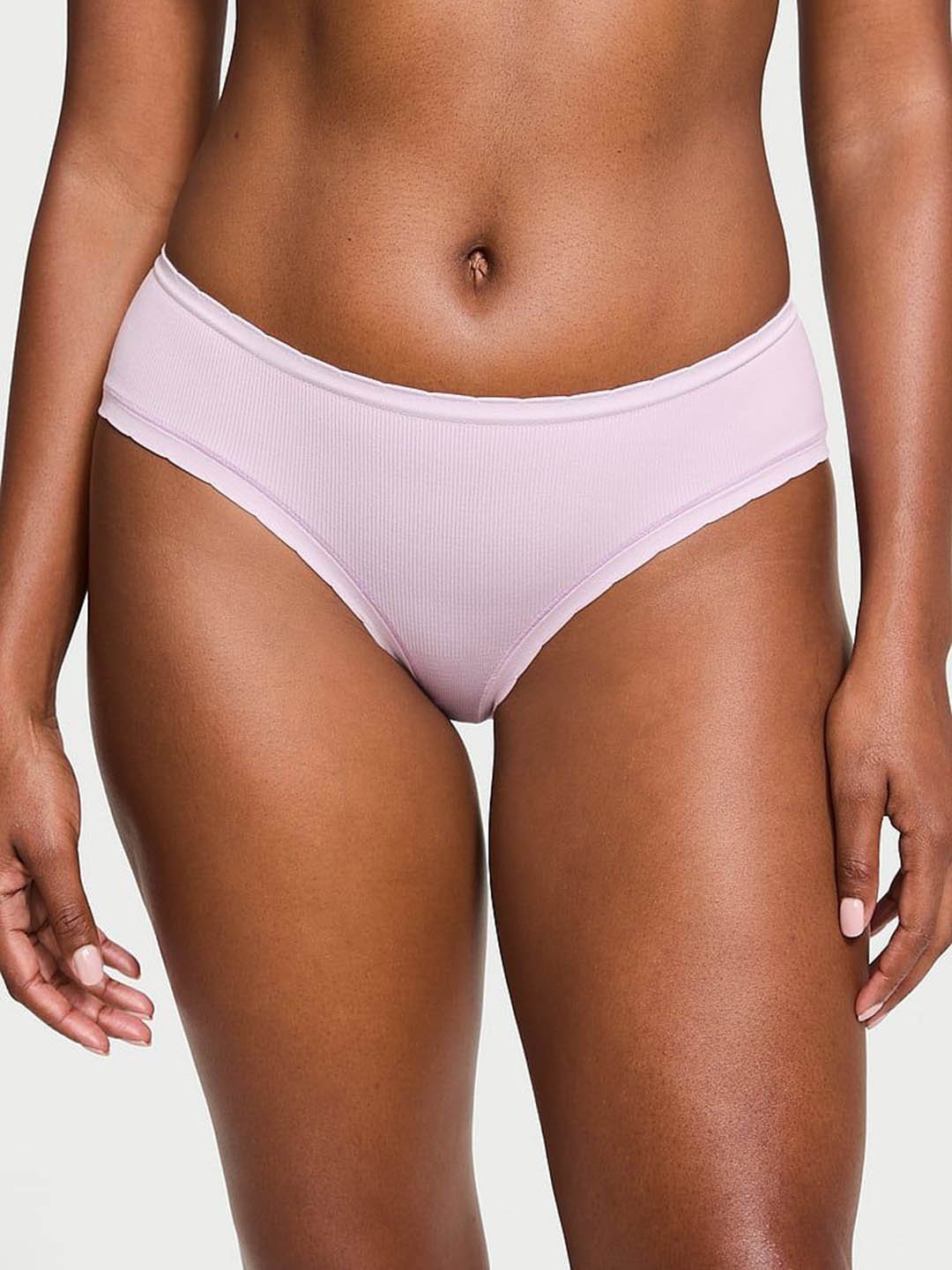 

Victoria's Secret Solid Seamless Hipster Briefs, Purple