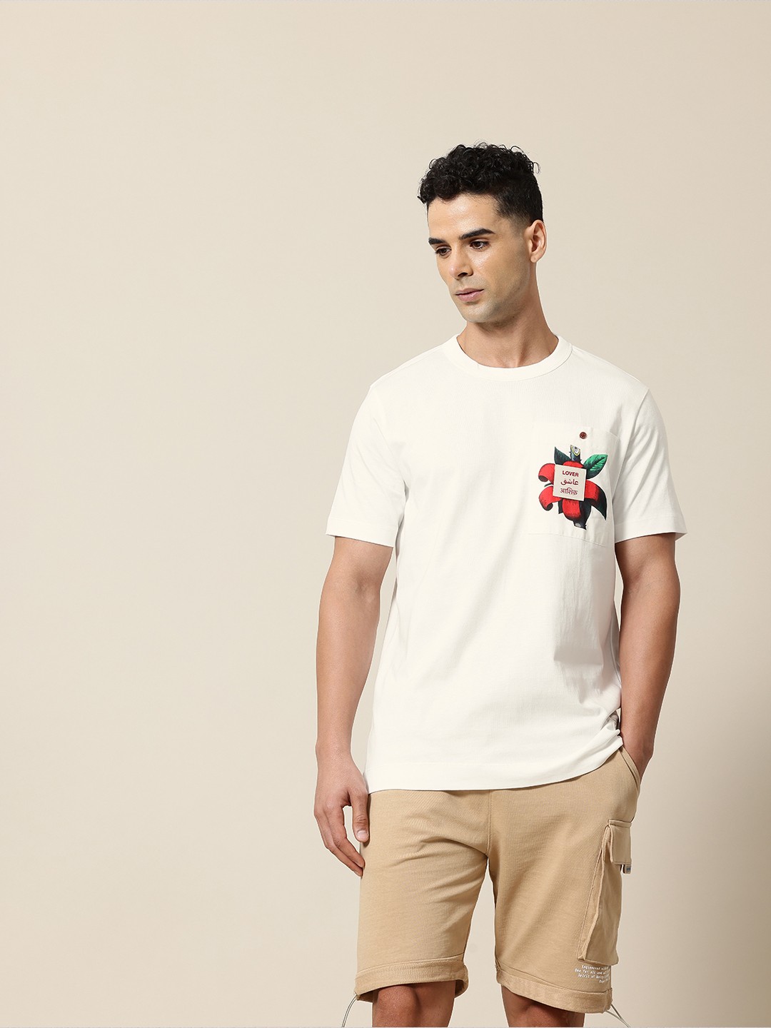 

Mr Bowerbird Pure Cotton Kapok Pocket T-shirt, White