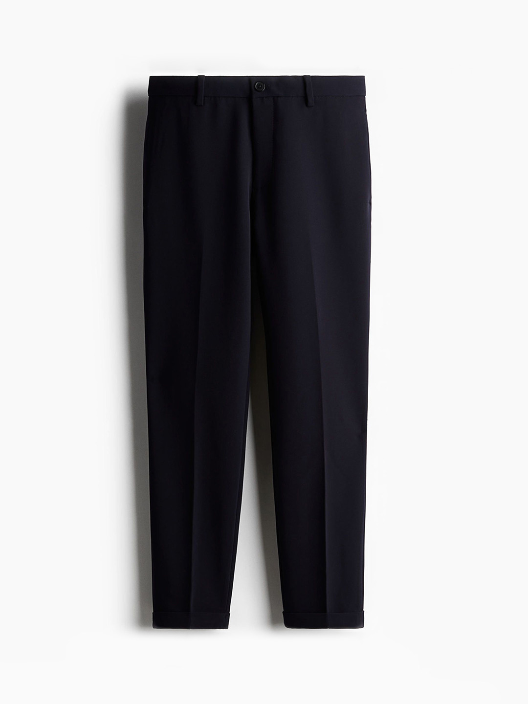 

H&M Men Slim Fit Tailored Trousers, Blue
