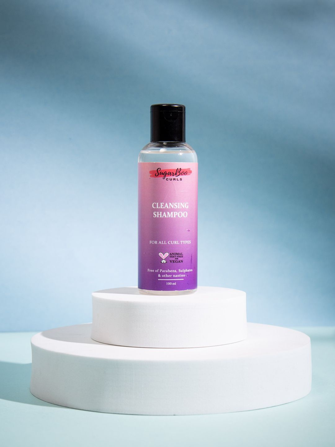 

SugarBoo Curls Cleansing Shampoo-100ml, Transparent