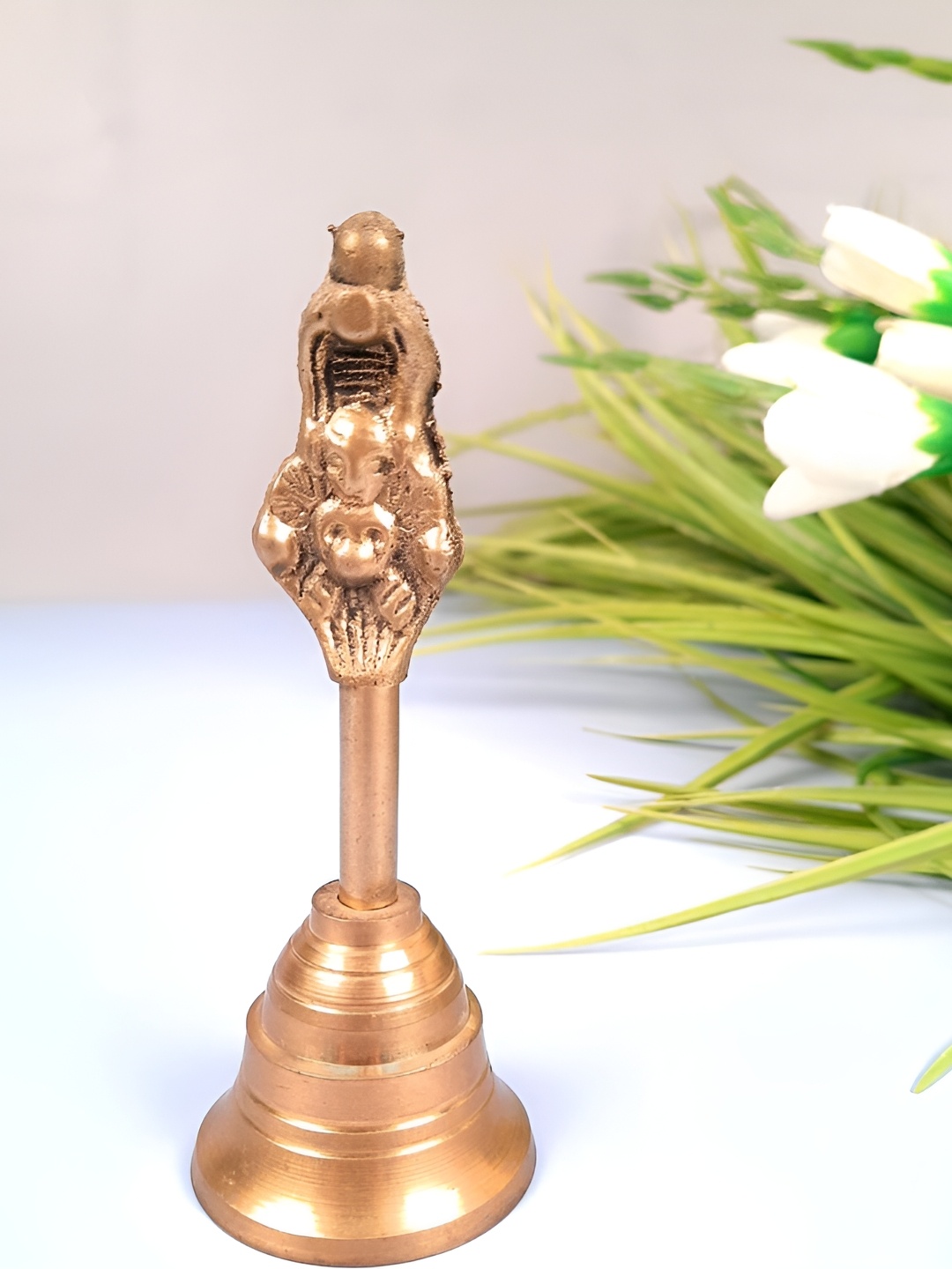 

apka mart Puja Mandir Bell, Gold