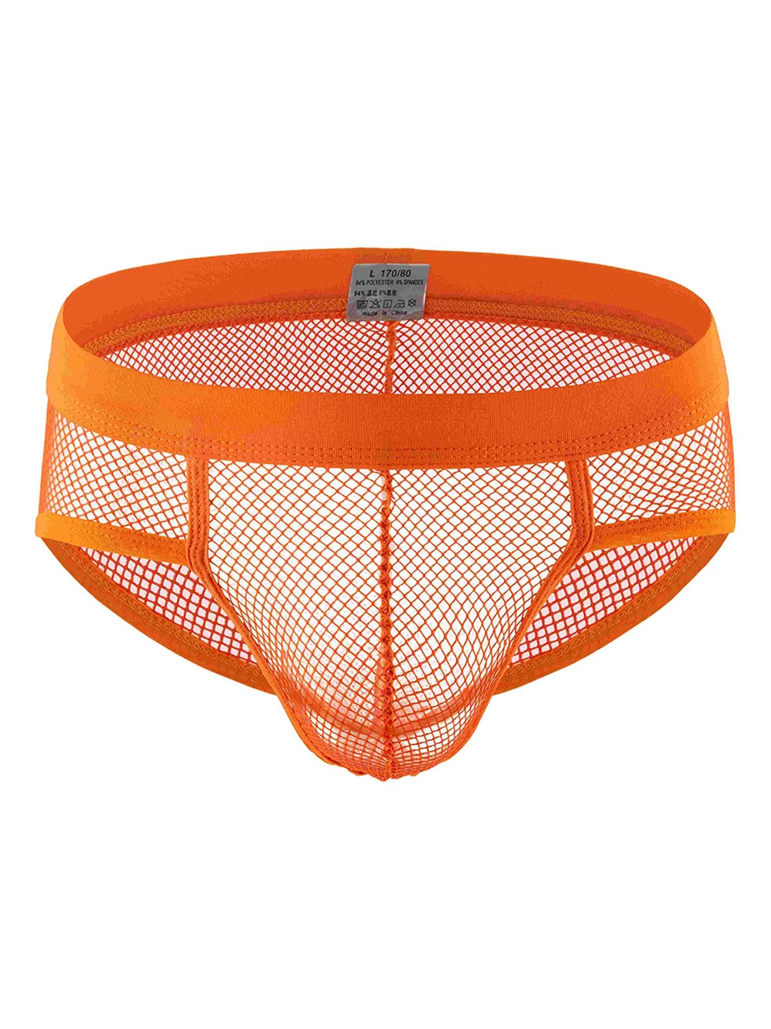

PANTEAZY Men Self Design Basic Briefs SMSTM-FB5-S-O, Orange