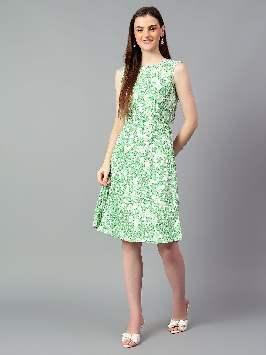 

Kotty Women Floral Printed A-Line Dress, Multi