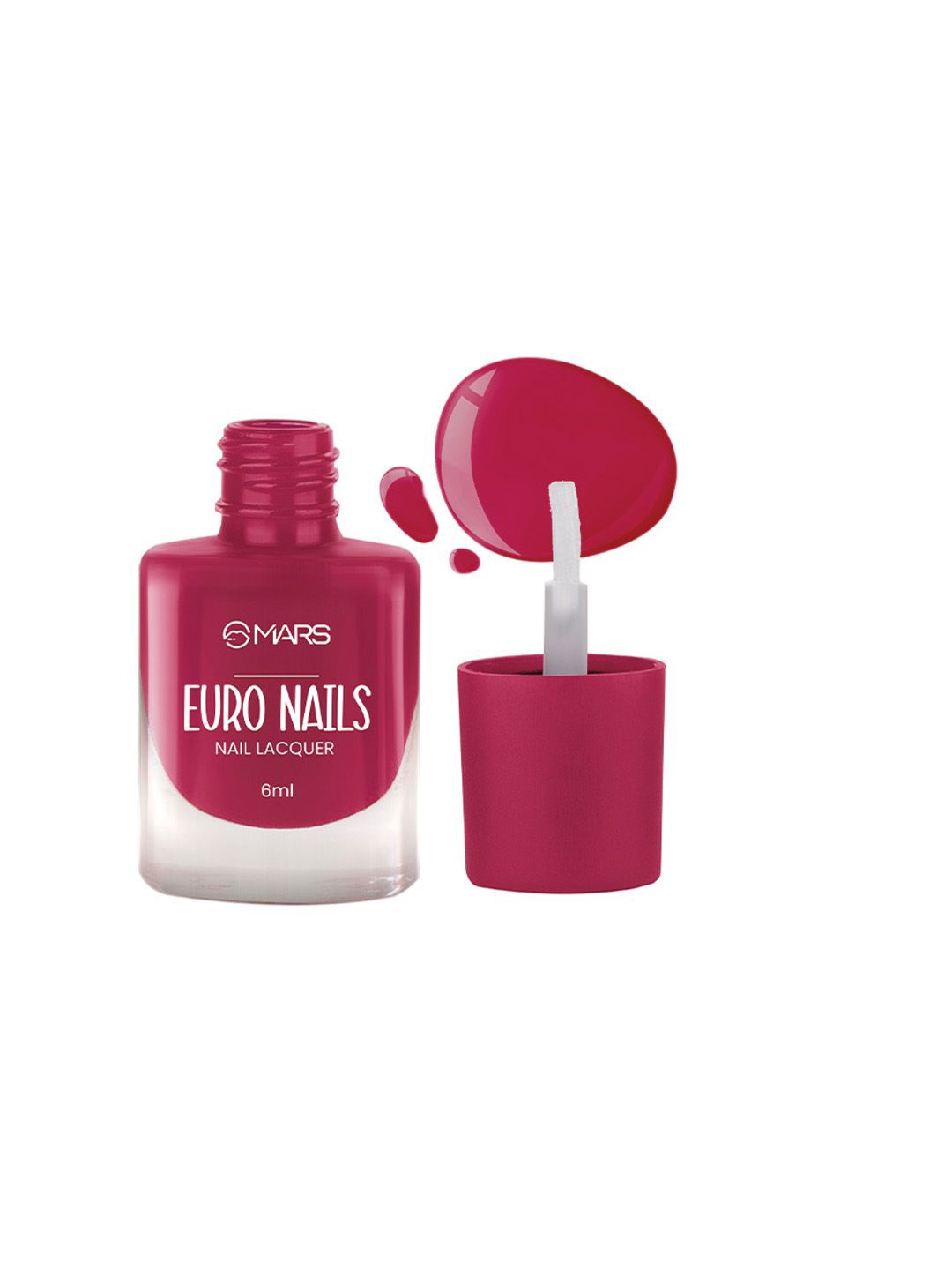 

MARS EURO Glossy Gel Finish Nail Lacquer -6ml-Shade-16, Pink