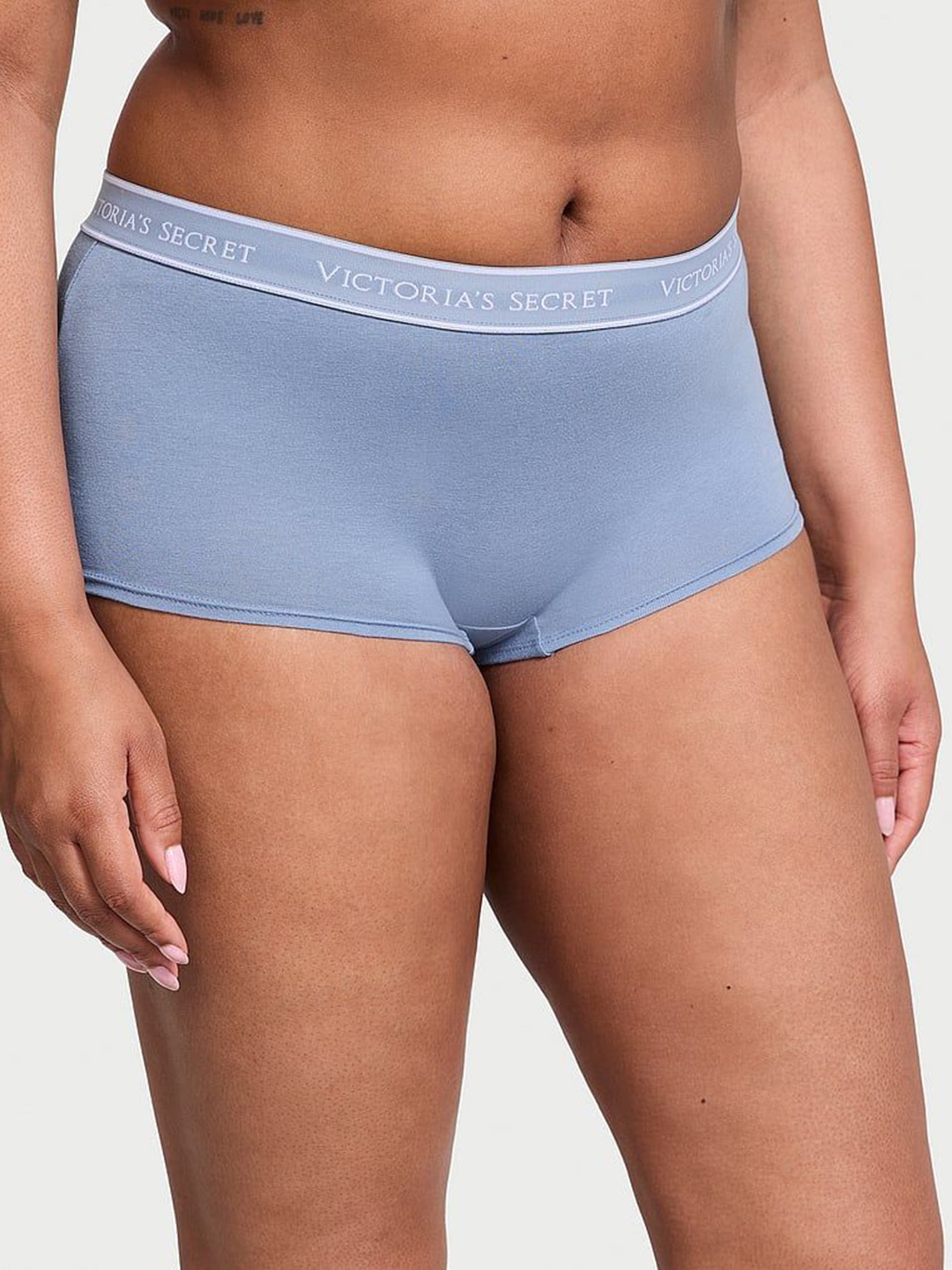 

Victoria's Secret Women Mid Rise Boyshort Briefs, Blue
