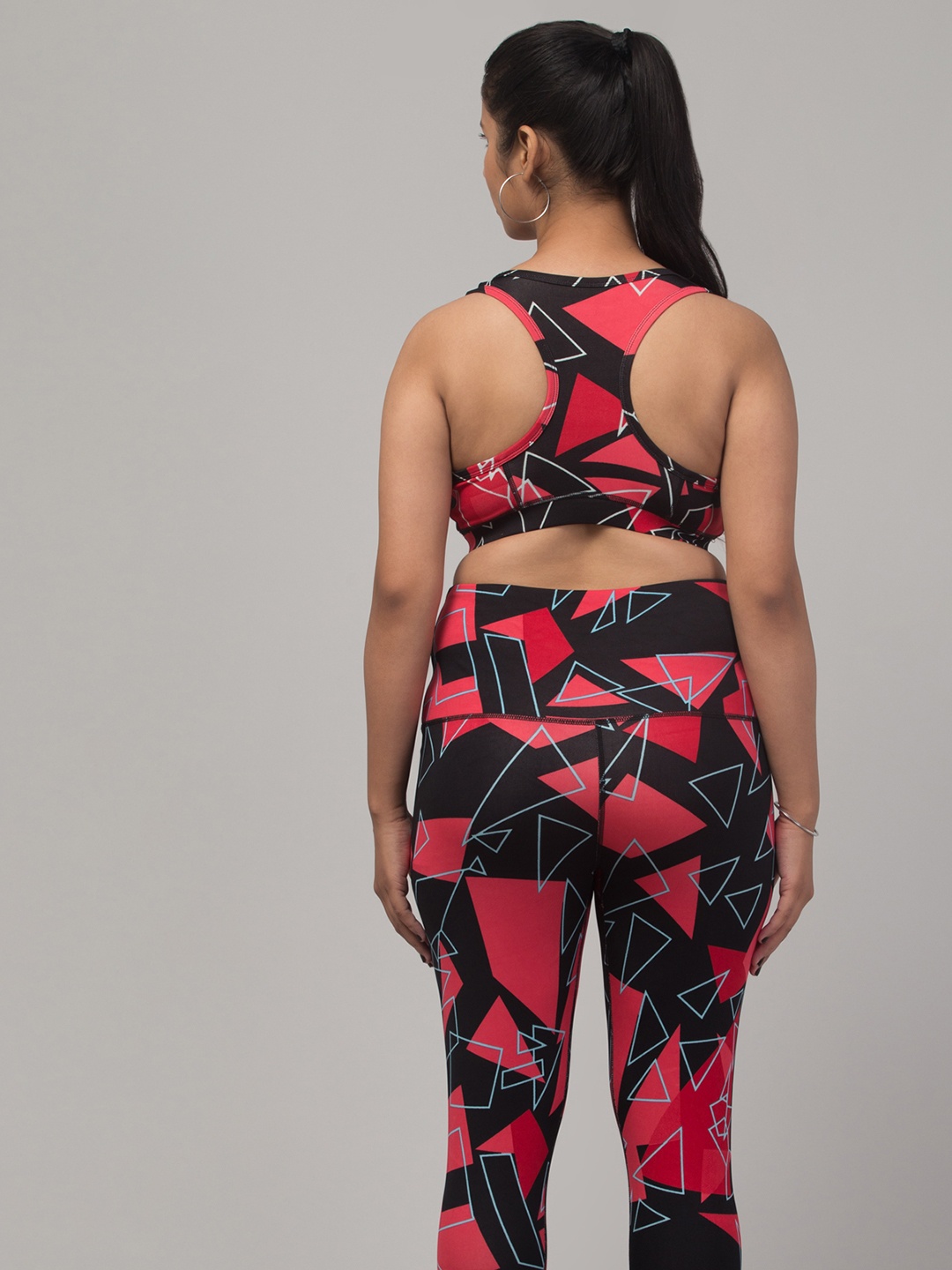 

Apraa & Parma High-Rise Slim-Fit Ankle-Length Tights, Red