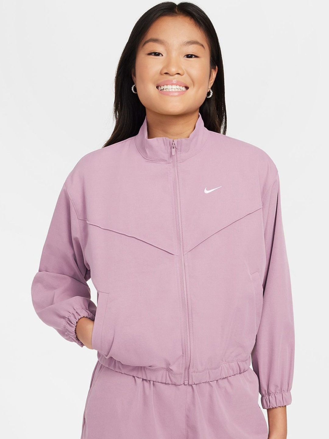 

Nike Sportswear Girls Oversized Lightweight Jacket, Pink